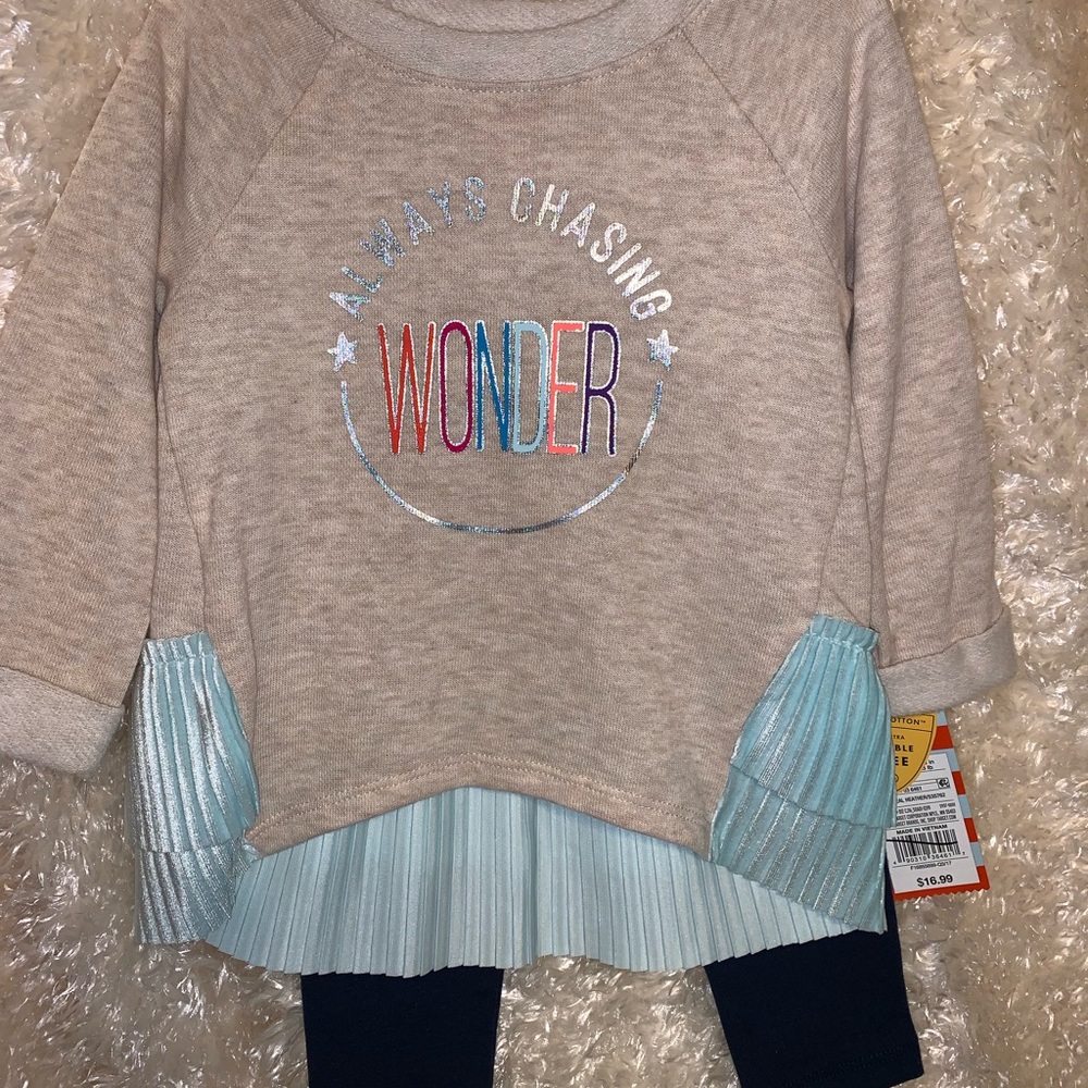 Cat & Jack 2 piece set. Size 12 months. NWT